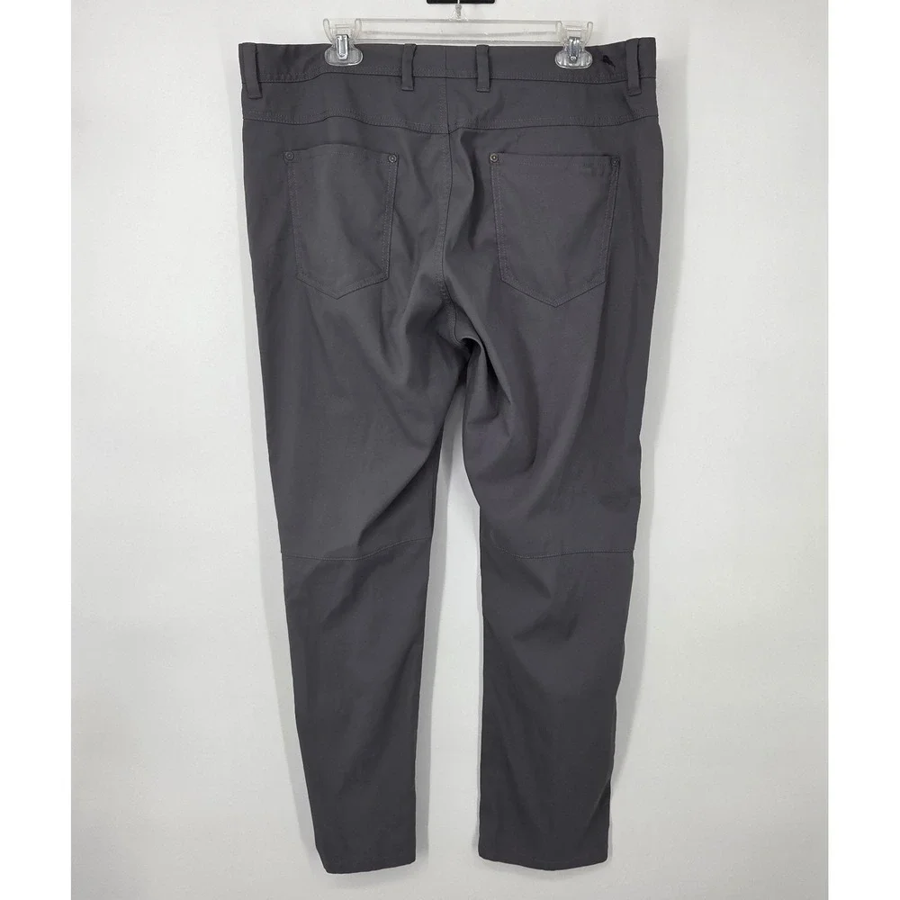 Tommy Bahama Men's 36x30 Gray Performance Pants 5-Pocket Stretch Golf Beach
